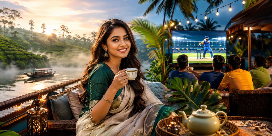 সিলেটের চা বাগানের প্রেক্ষাপটে ক্রিকেট হাই রোলার বেটিং